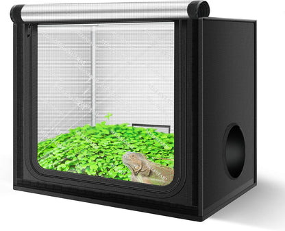 MELONFARM 24"x16"x20" Grow Tent, Double Transparent Viewing Door Indoor Grow Tent, Growing Tent with High Reflective Mylar & Floor Tray, Plant Tent for Indoor Hydroponics Growing