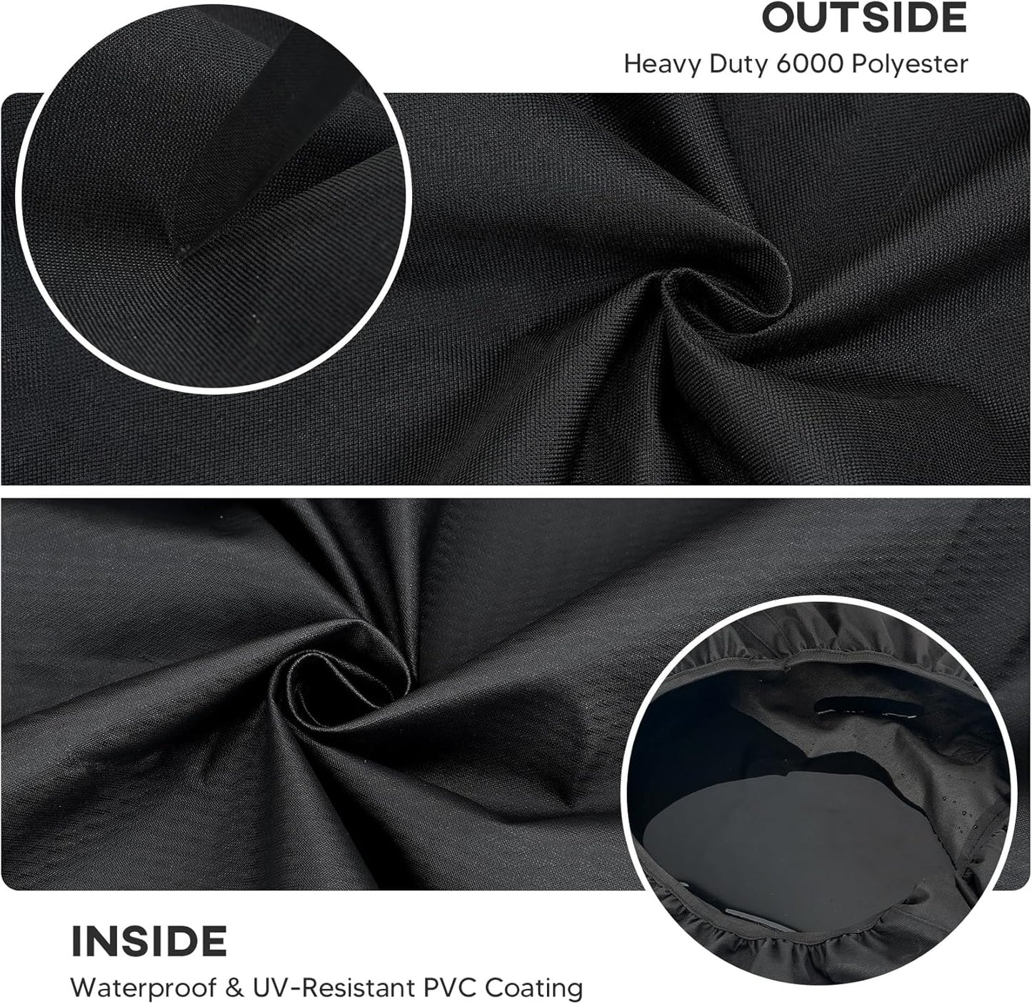 Onlyfire Chef Pizza Oven Cover for Ooni Karu 12, Outdoor Pizza Oven Protective Carry Cover, Heavy Duty Waterproof Weather Resistant Dust-Proof, Black