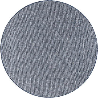 Keen Home Design Terrace Outdoor Round Rug - 8ft Round Washable Indoor/Outdoor Rug for Patio, Kitchen, Balcony, Beach, Garden, Deck and Porch, Size: 7'7" Round