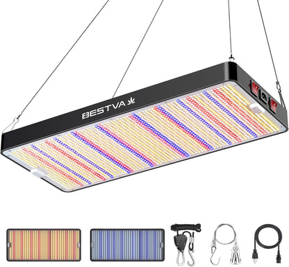 BESTVA 2025 Upgrade DC4000 Led Grow Light with High Yield Diodes Full Spectrum LED Grow Lights for Indoor Plants Greenhouse Veg Bloom Light Hydroponic Grow Lamp