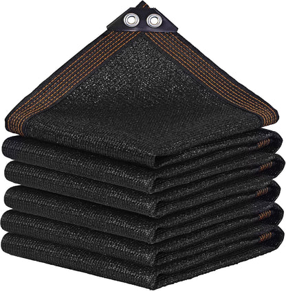 winemana Black Shade Cloth 70%, 8x20 FT Mesh Tarp - Garden Shade for Greenhouse, Patio, Vegetables, Plants Cover and Chicken Coops, Sun Shade Net for Outdoor Protection with Reinforced Grommets
