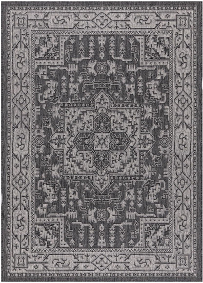 Keen Home Design Terrace Outdoor Area Rug - 5x8 Washable Indoor/Outdoor Rug for Patio, Kitchen, Balcony, Beach, Garden, Deck and Porch, Size: 5'3"x7'7"