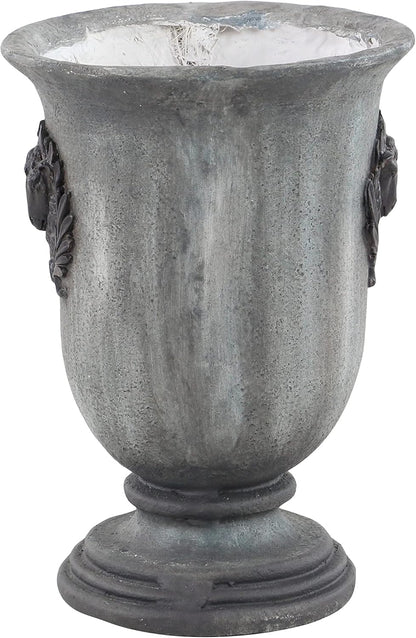 Studio 350 Grey Resin Rustic Planter 16 x 11 x 11-11 x 11 x 16Round