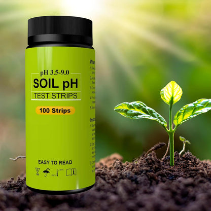 Sper Scientific 310007 Soil pH Test Strips - Quick and Accurate Testing for Home Gardening, Farming & Landscaping - Measures pH 3.5 to 9.0-100 Easy-to-Use Strips for Optimal Plant Growth - 2 pc