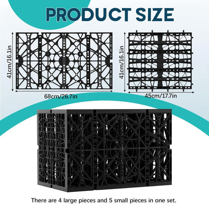 2 Pack 33 Gallon Water Storage Module Block System Water Garden Matrix Block for Pond Free Waterfalls Disappearing Waterfall or Fountain Features