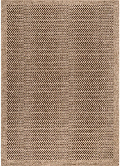 CAMILSON Easy Jute Rug 8x10, Indoor Outdoor Natural Color Fiber Area Rugs for Living Room Patio and Kitchen Rug, Sisal Boho Woven Design, Easy-Cleaning, Washable Outside Carpet Alfombras (8 x 10)