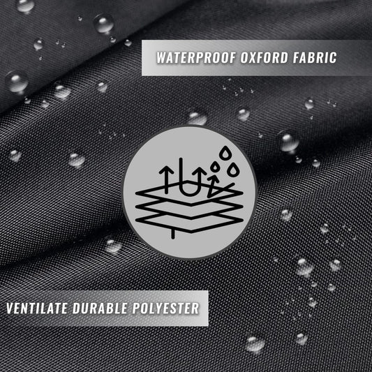 Outdoor Patio Cushion Storage Bags 68Inch Waterproof Extra Large Patio Furniture Cover Cushion Storage Bag with Handle and Zipper