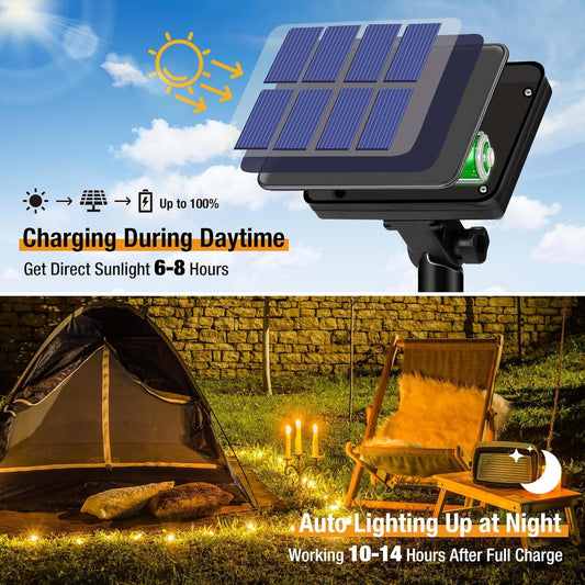 btfarm 2 Pack Solar String Lights Outdoor - 160LED 66FT Solar Fairy Lights Outside Waterproof 8 Modes, Copper Wire Solar Powered Twinkling Lights for Tree Garden Patio Christmas Wedding Party Decor