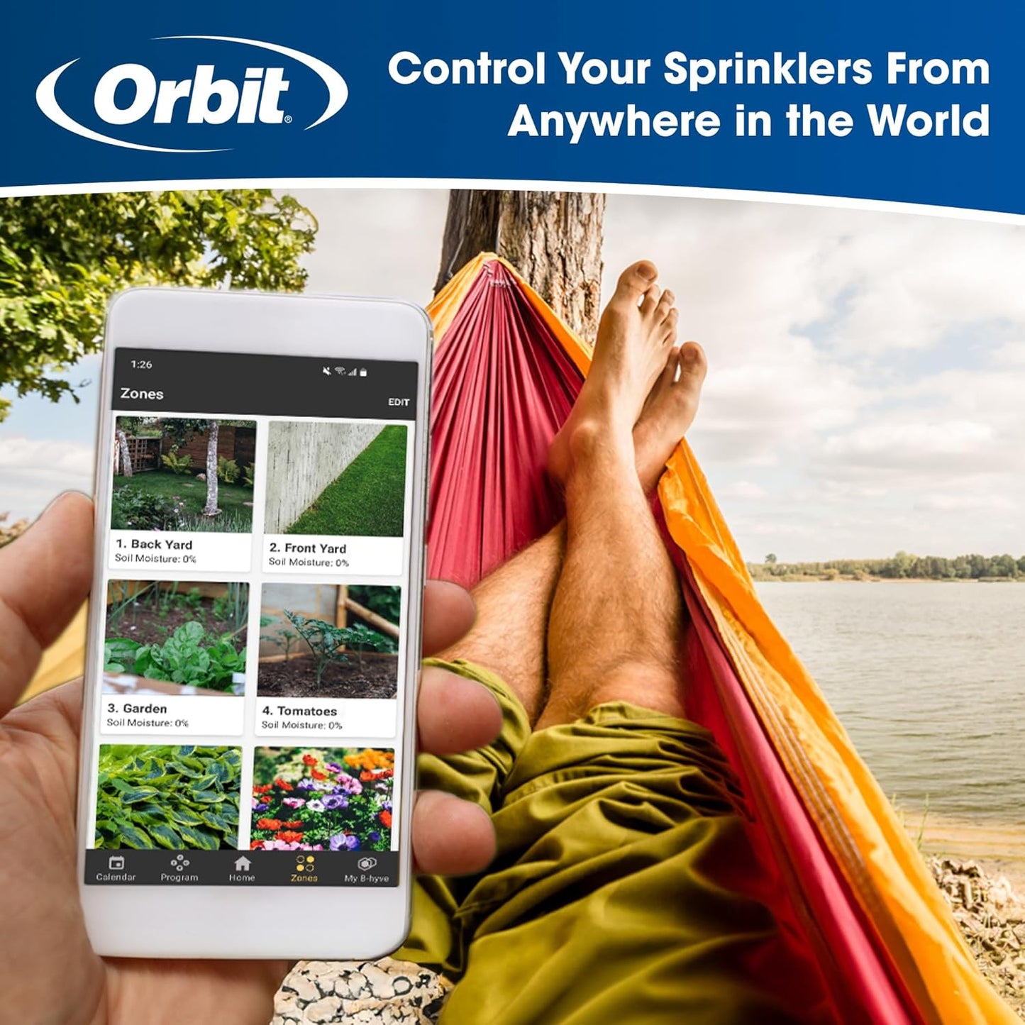 Orbit 57985 B-hyve XR 8-Zone Smart Indoor/Outdoor Sprinkler Controller
