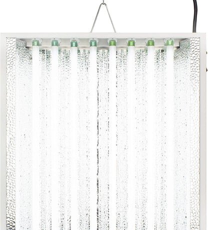 4Ft X 19in 8 Lamps 400W T5 Fluorescent Grow Lights with 40000 Lumens and 6500K Sun Light, Great for VegGrow Stages of Indoor Garden. Fast Growing!