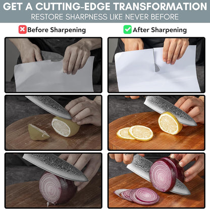 Replacement Whetstone Plates Set – Includes 3 Plates: #400, #800, and #1000 Grit for Precision Sharpening & Honing - Compatible Only with Parkway Home Adjustable Rolling Knife Sharpener