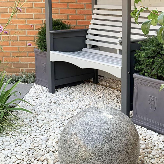 Large Pebbles for Landscaping 40lbs, 2-3 Inch White River Rocks for Aquarium, High Polished Natural Decorative Stones for Vase Filler Fish Tank Gardening