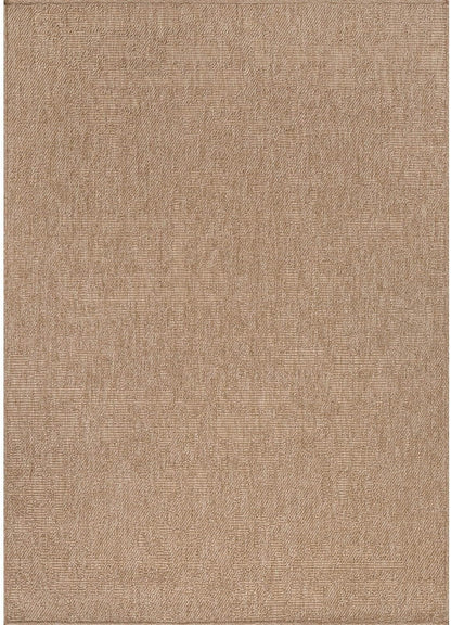 CAMILSON Easy Jute Rug 5x7, Indoor Outdoor Natural Color Fiber Area Rugs for Living Room Patio and Kitchen Rug, Solid Boho Woven Design, Easy-Cleaning, Washable Outside Carpet Alfombras (5 x 7)