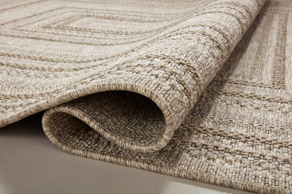 Loloi Dawn Collection Indoor/Outdoor DAW-01 Natural 2'-3" x 7'-7" Runner Rug