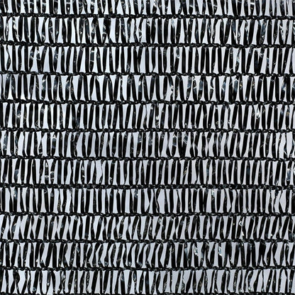 Agfabric 50% Shade Cloth Sunblock Shade Cloth Cover with Clips for Plants 6.5’ X 20’, Black