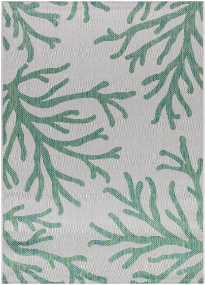 Keen Home Design Terrace Outdoor Area Rug - 10x14 Washable Indoor/Outdoor Rug for Patio, Kitchen, Balcony, Beach, Garden, Deck and Porch, Size: 10'x14'