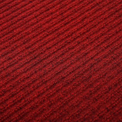 fani Heavy Duty Large Outdoor Indoor Entrance Black Doormat Waterproof Low Profile Entrance Rug Front Door Mat Patio Anti-Skid Rubber Back, 35x72 inch (Red)