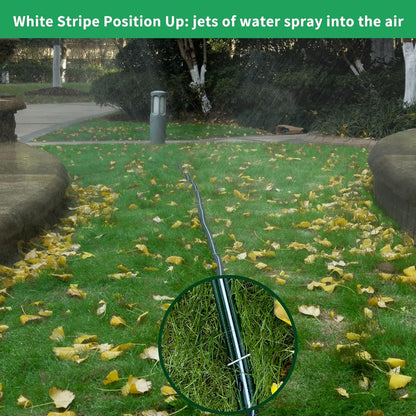 150 FT (75FT*2) Flat Sprinkler Hose for Lawn Watering Garden Soaker Hose with Holes, Heavy Duty Lightweight No-Kink Water Hose with Stakes, Irrigation Hose, Great Fun for Kids and Dog