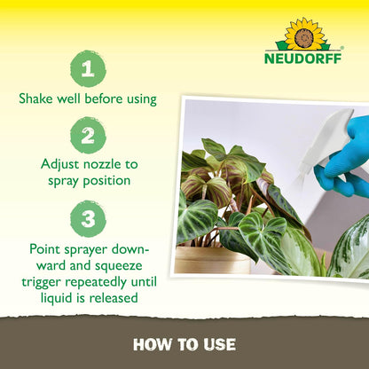 Indoor Plant Spray for House Plants & Greenhouse, Kills Spider Mites, and Scale and 100+ Listed Insects on Contact for Organic Gardening, Contact Insecticide, Ovicide (32 oz)
