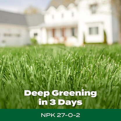 Scotts Green Max Lawn Food, Lawn Fertilizer Plus Iron Supplement for Greener Grass, 10,000 sq. ft., 33.33 lbs.