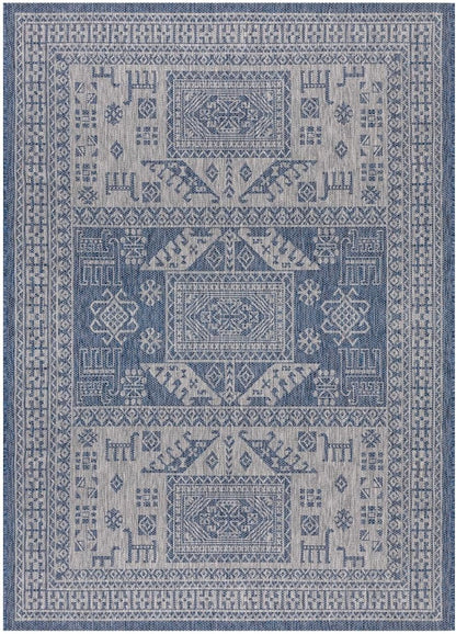 Keen Home Design Terrace Outdoor Throw Rug - 3x5 Washable Indoor/Outdoor Rug for Patio, Kitchen, Balcony, Beach, Garden, Deck and Porch, Size: 3'x5'
