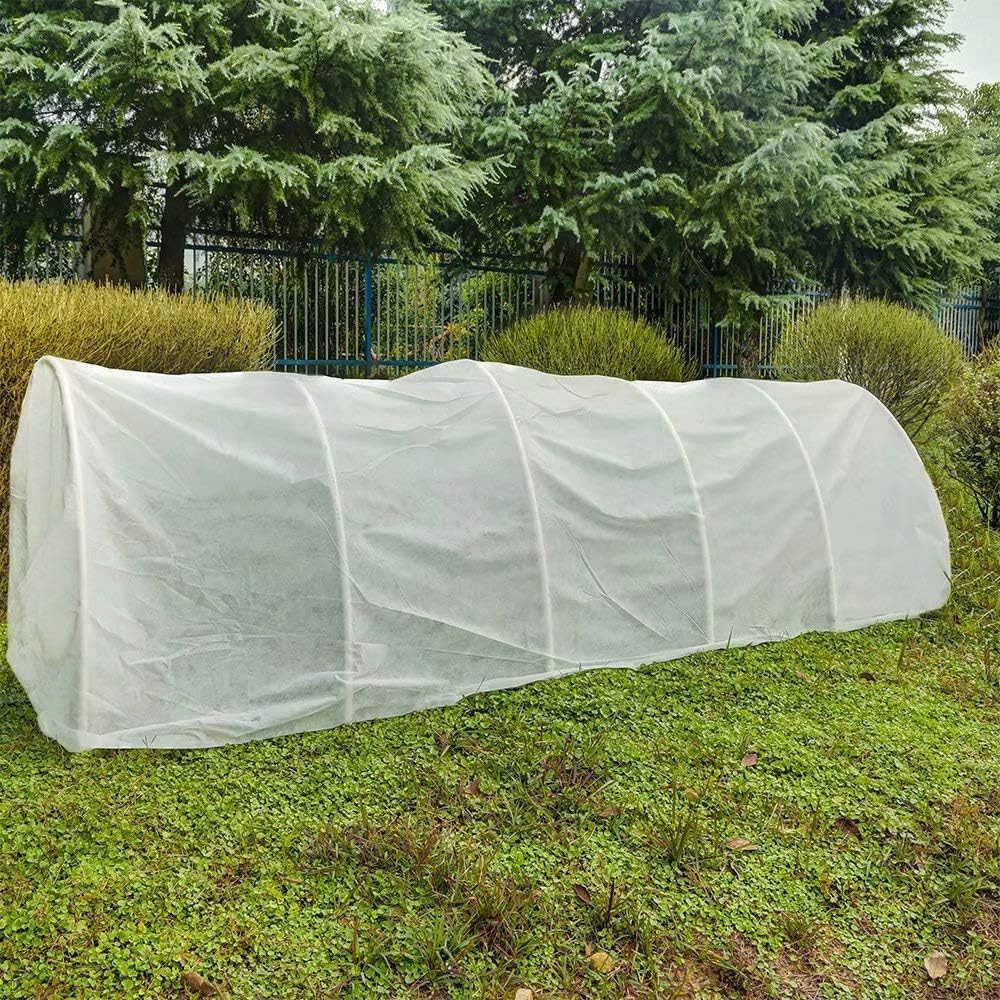 Agfabric Plant Covers Freeze Protection Row Covers 1.5oz 7'x50' Frost Cover for Freeze Protection,Frost Blanket for Plants,White