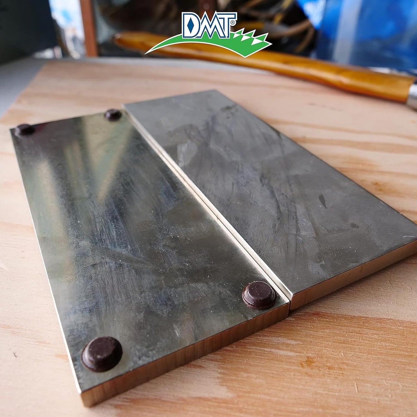DMT D8C Dia-Sharp Bench Stone, Diamond Knife Sharpener, Coarse (325), Flat Sharpening, Non-Slip Knife Sharpener, Made in the USA, 8" x 3" x 0.38"