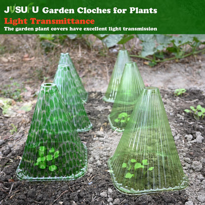 Garden Cloches for Plants, 20 Pack Plant Covers Reusable Plant Bell Cover Protects Plants from Birds, Frost,Snails Etc.