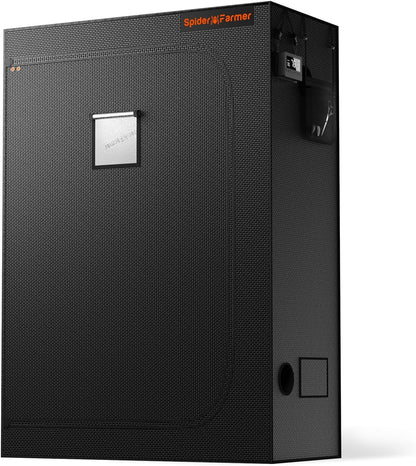 Spider Farmer 4.6x2.3x6.6 Grow Tent Pro-Grade, 55"x28"x80", with Observation Window and Floor Tray, 1680D Thicken Mylar Canvas, 4x2 for Indoor Hydroponic Growing for SF2000, SE4500, G4500