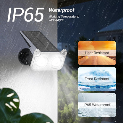 Solar Spot Lights Outdoor for Flag, Tree, Sign, Mailbox, Solar Lights Outdoor Waterproof, Bright Landscape Spotlights, Auto ON/Off, Dusk to Dawn Lighting for Yard Patio Garden Pathway, 4 Pack