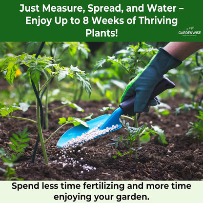 10-10-10 Plant Fertilizer Slow Release - 10 10 10 All Purpose Granular Garden Fertilizer for Vegetables, Tomato, Arborvitae, Shrubs, Rose, Flowers, Fruit, Fig Trees (5 QUARTS)