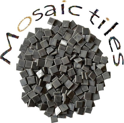 SMEIINIK 1.1lb Bulk Single Iridescent Color Mosaic Tiles for Crafts, Glass Mosaic Pieces for Mosaic Puzzles, Stained Glass Tiles for Mosaic DIY, Mosaic Making Supplies(AJ09-22)