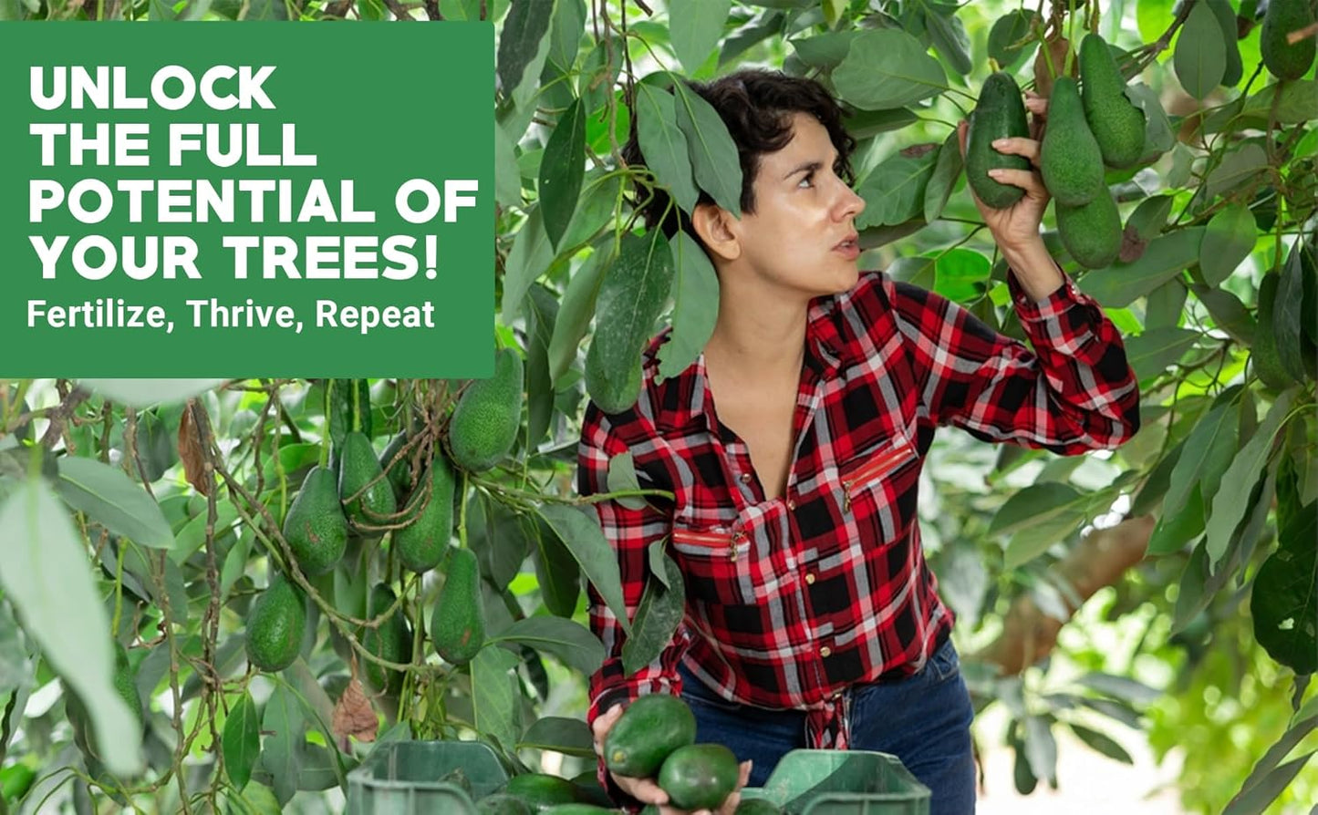 6-4-6 Avocado and Citrus Tree Professional Fertilizer Plant Food for Outdoor/Indoor Gardening; Quick-Release Nitrogen Fertilizer; Orange, Lime, Avocado and Lemon Tree Fertilizer (4 QUARTS)