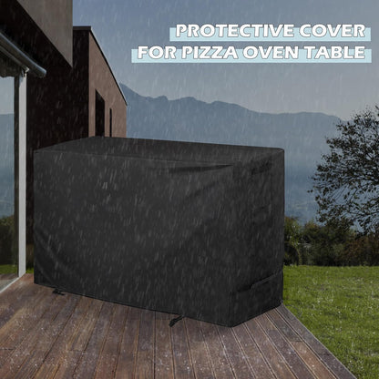 Pizza Oven Table Cover for Leteuke Pizza Oven Table Grill Cart, Outdoor Pizza Oven Stand Cover for Leteuke BBQ Prep Tables Station