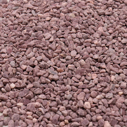 Rocks for Plants.Red Color Decorative Pebbles. 1/5 Inch 2 lbs. for Garden, Landscaping, Indoor, Vase fillers, Crafting, Succulents, pots, Plants (Mini, RED, 2)