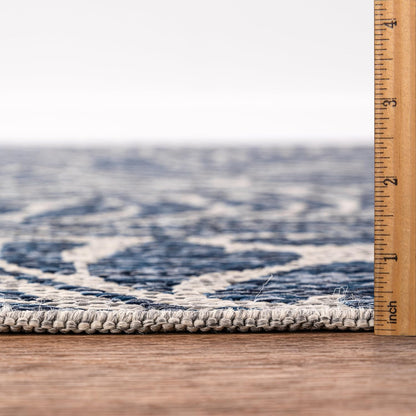 Keen Home Design Terrace Outdoor Runner Rug - 2x10 Washable Indoor/Outdoor Rug for Patio, Kitchen, Balcony, Beach, Garden, Deck and Porch, Size: 2'2"x9'11"