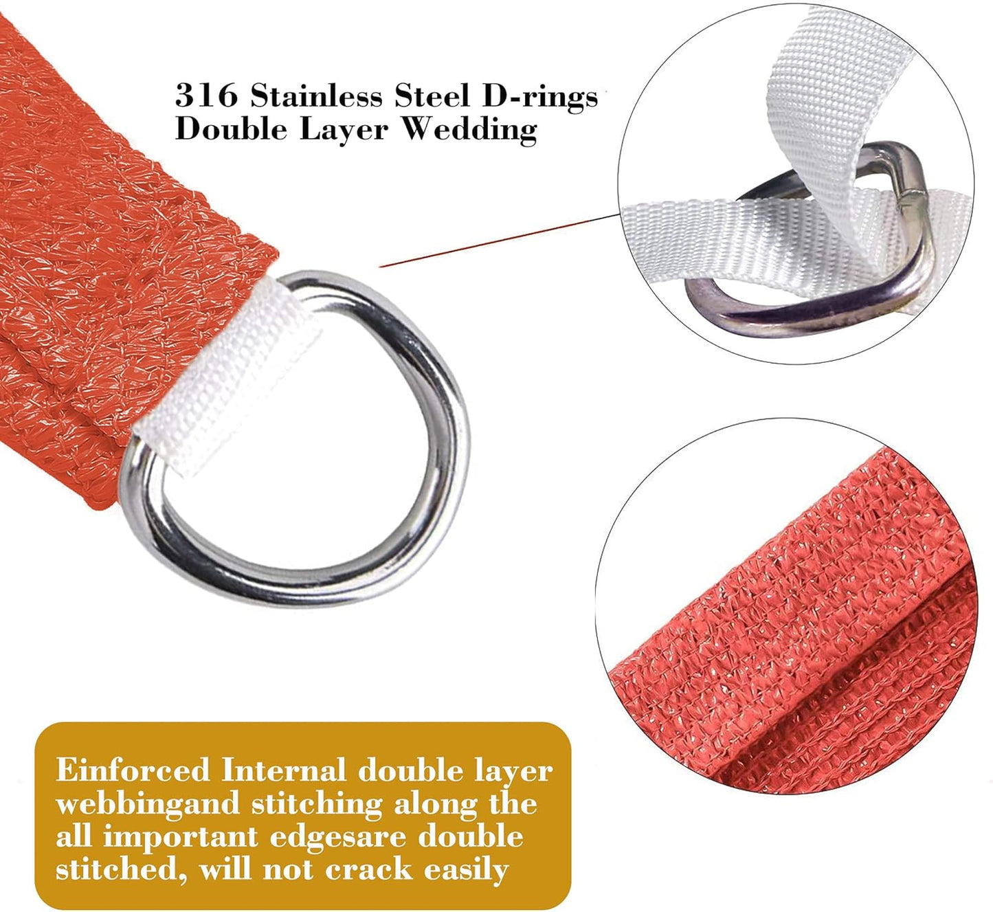 14' x 14' Red Square Sun Shade Sail SSP1212 Canopy Durable Fabric UV Block Awning,We Make Custom Orders