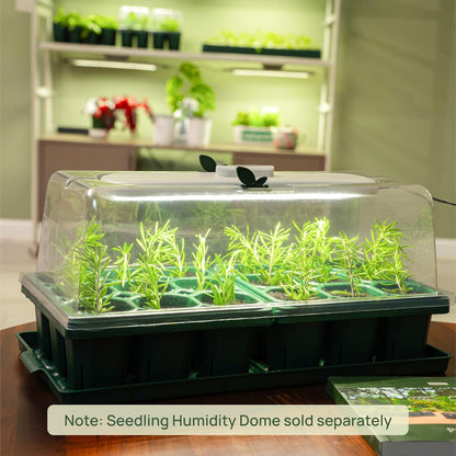 Vego garden Giga Seedling Trays - 2 Pack, 9-Cell UV-Resistant Reusable Starter Trays for Greenhouse/Garden (No Lids)