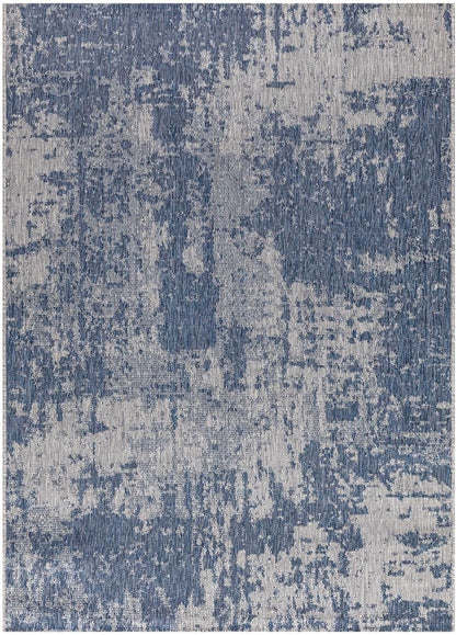 Keen Home Design Terrace Outdoor Area Rug - 4x6 Washable Indoor/Outdoor Rug for Patio, Kitchen, Balcony, Beach, Garden, Deck and Porch, Size: 3'10"x5'7"