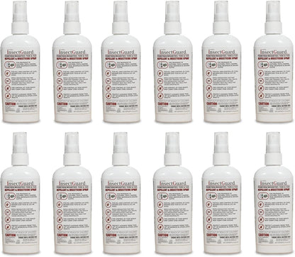 $averPak InsectGuard Permethrin Mosquitoes, Ticks and Flies Repellent & Insecticide Pump Spray (6oz) 12 Pack - Case Pack