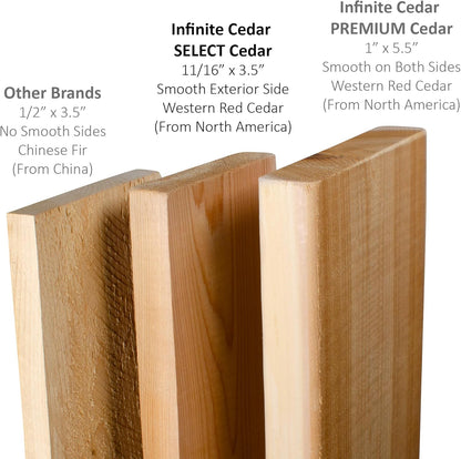 Infinite Cedar Select Cedar Raised Garden Bed (4' x 8' x 10.5" H)