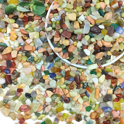 20LB Colorful Pebbles for Succulent, 3/8 Inch Natural River Rocks for Plants, Natural Decorative Polished Pebbles for Cactus,Vases, Planters,Outdoor Gardening and Indoor Plants