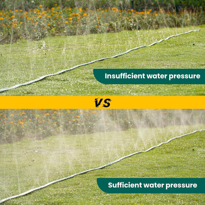 Sprinkler Soaker Hose 25ft for Garden Lawn, Watering Pipe with Holes, High-Efficiency Water-Saving Garden Irrigation System, Drip Hose Sprinkler