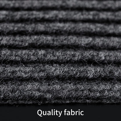 TANYOYO 4' X 6' Commercial Grade Door Floor Mat Brush Step Entrance Mat Vinyl Backed Utility Doormat Heavy Duty Floor Rugs Commercial Outdoor Carpet Indoor Entrance Mat,Grey