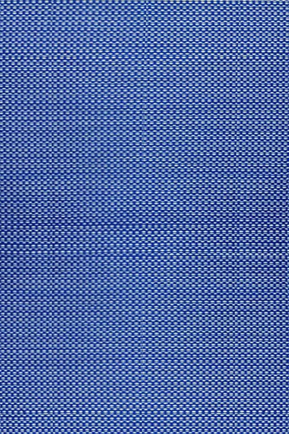 Mad Mats Geometric Outdoor Rug, Reversible Plastic Mat (6' x 9', Basic - Blue/White)