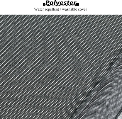 HOOOWOOO Modular Patio Outdoor Sectional Furniture Set,6 Piece Wicker Conversation Sofa Set,Out Door Couch Set with Wide Arm for Outside All Weather(Black)