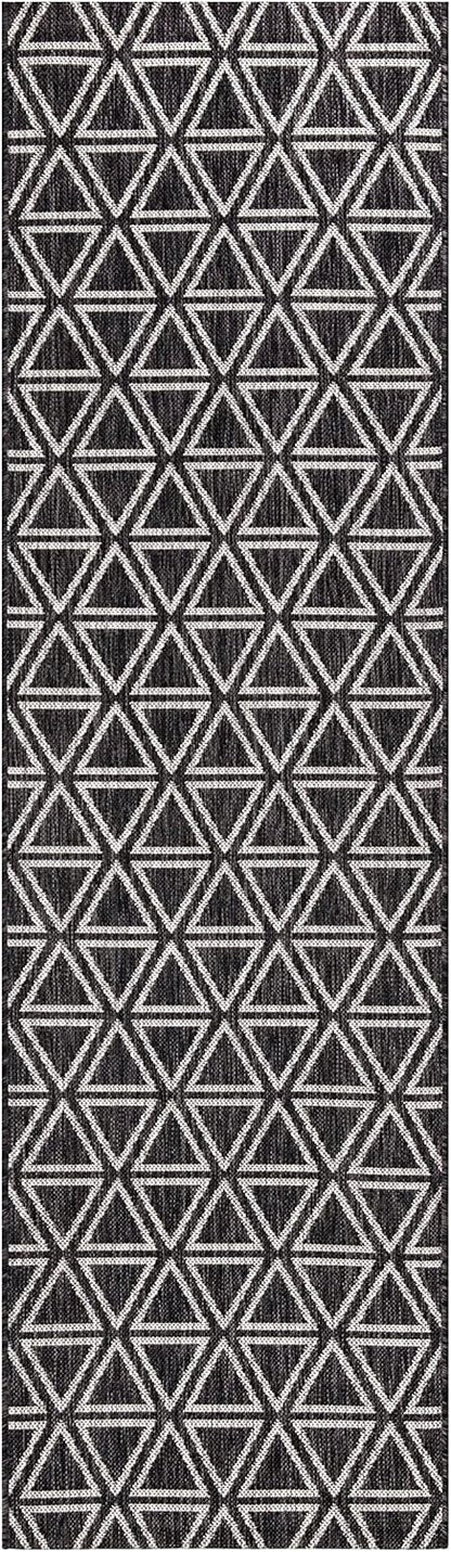 Keen Home Design Outdoor Runner Rug - 2x10 Washable Indoor/Outdoor Rug for Patio, Balcony, Kitchen, Garden, Beach, Deck and Porch. Size: 2'2" x 9'11"