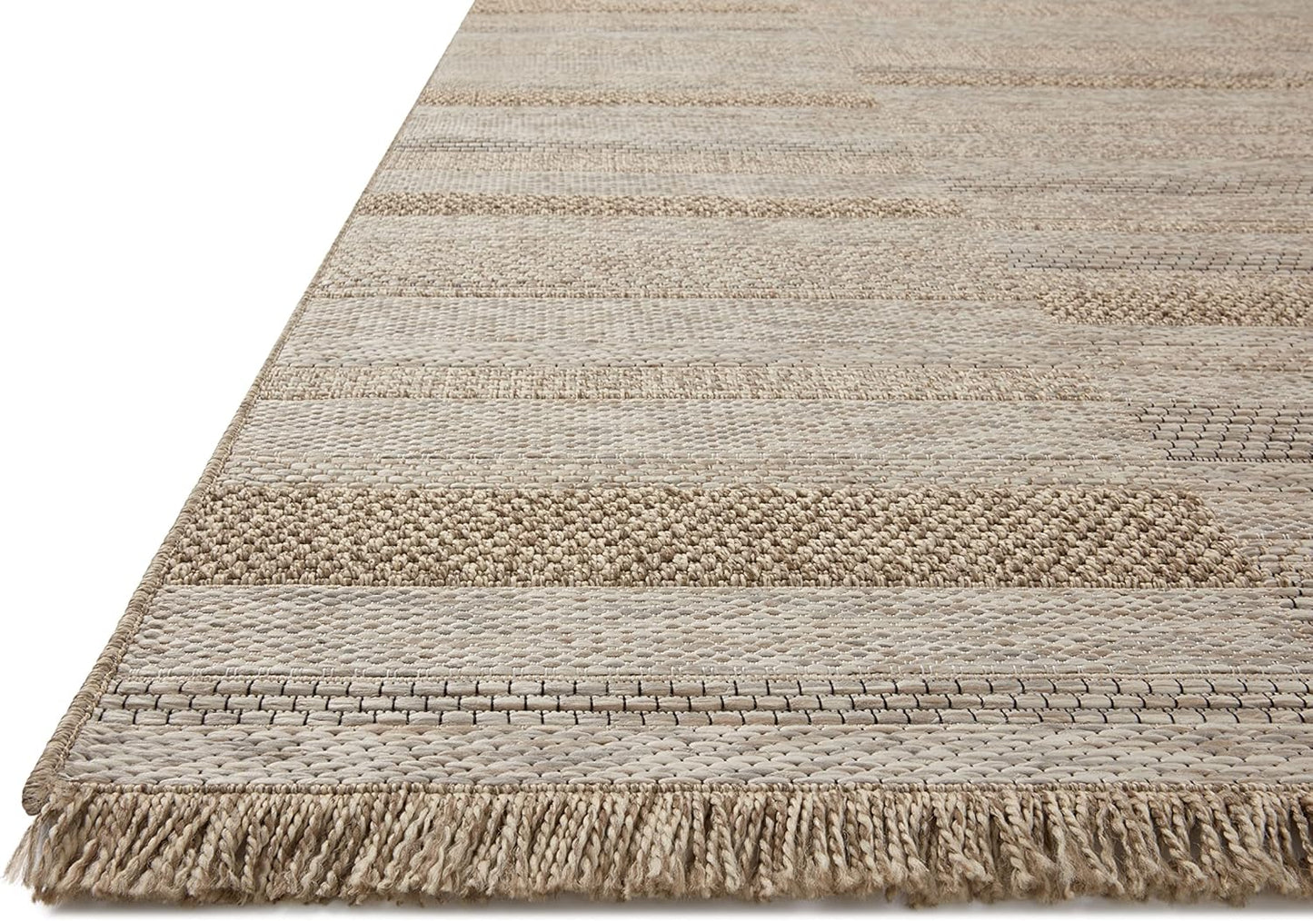 Loloi Dawn Collection Indoor/Outdoor DAW-03 Brown 7'-8" x 10' Area Rug