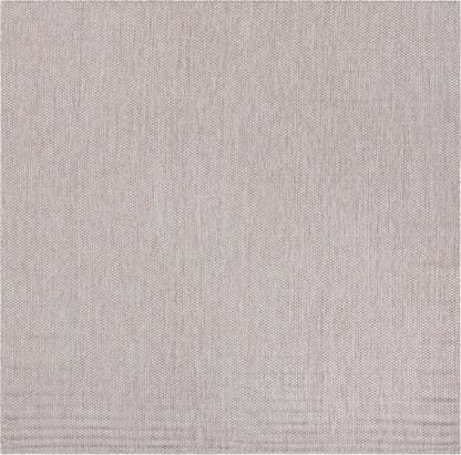 Unique Loom Outdoor Solid Collection Area Rug (10' Square Beige/Ivory)