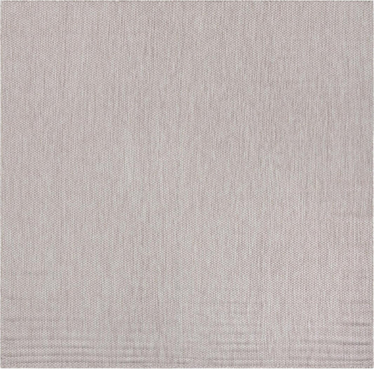 Unique Loom Outdoor Solid Collection Area Rug (10' Square Beige/Ivory)